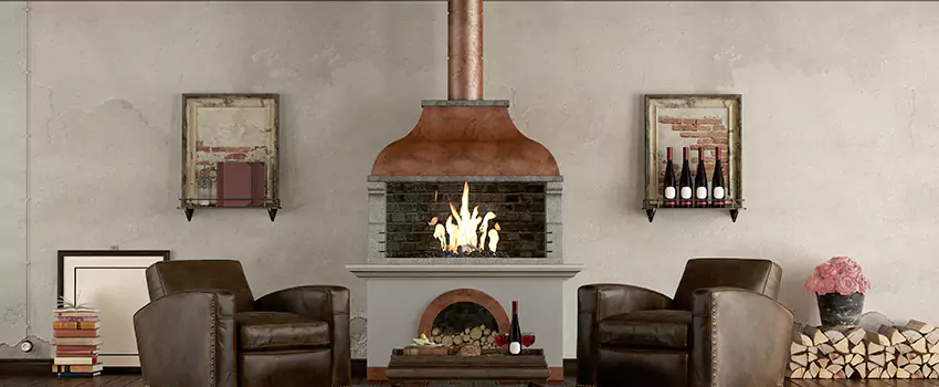 Thelin Hearth Products Providence Pellet Insert Fireplace Installation in Altus, OK