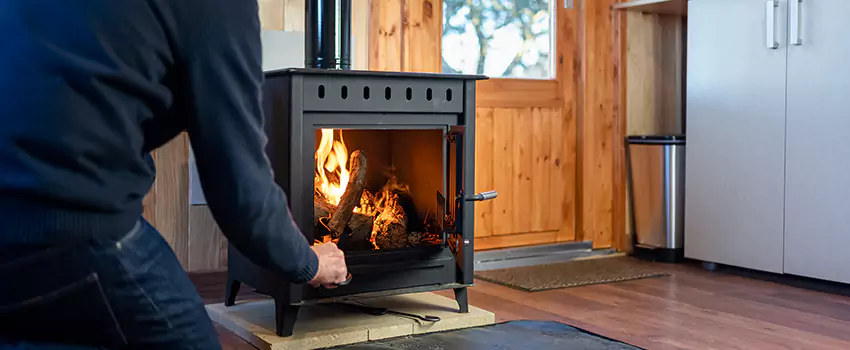 Open Hearth Wood Fireplace Installation in Altus, OK