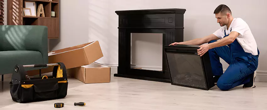 Old Rusted Metal Fireplace Repair And Replacement in Altus, OK
